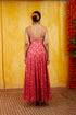 Marigold Zigzag Strappy Gown